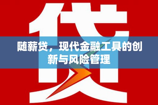 郧阳随薪贷，现代金融工具的创新与风险管理