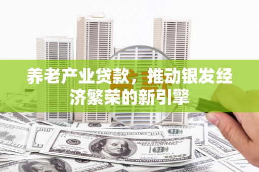 郧阳养老产业贷款，推动银发经济繁荣的新引擎