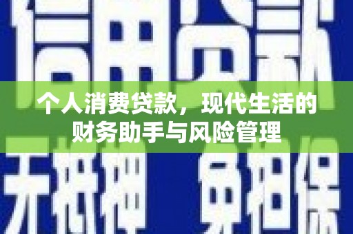 郧阳个人消费贷款，现代生活的财务助手与风险管理