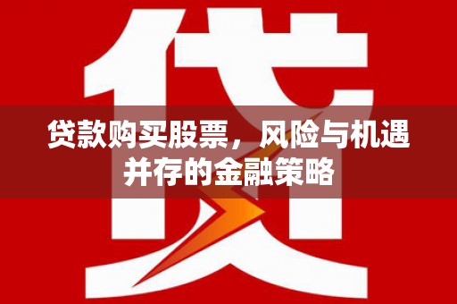 郧阳贷款购买股票，风险与机遇并存的金融策略